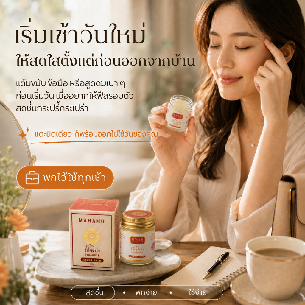 MAHAMU Orange Balm 20g - Image 2