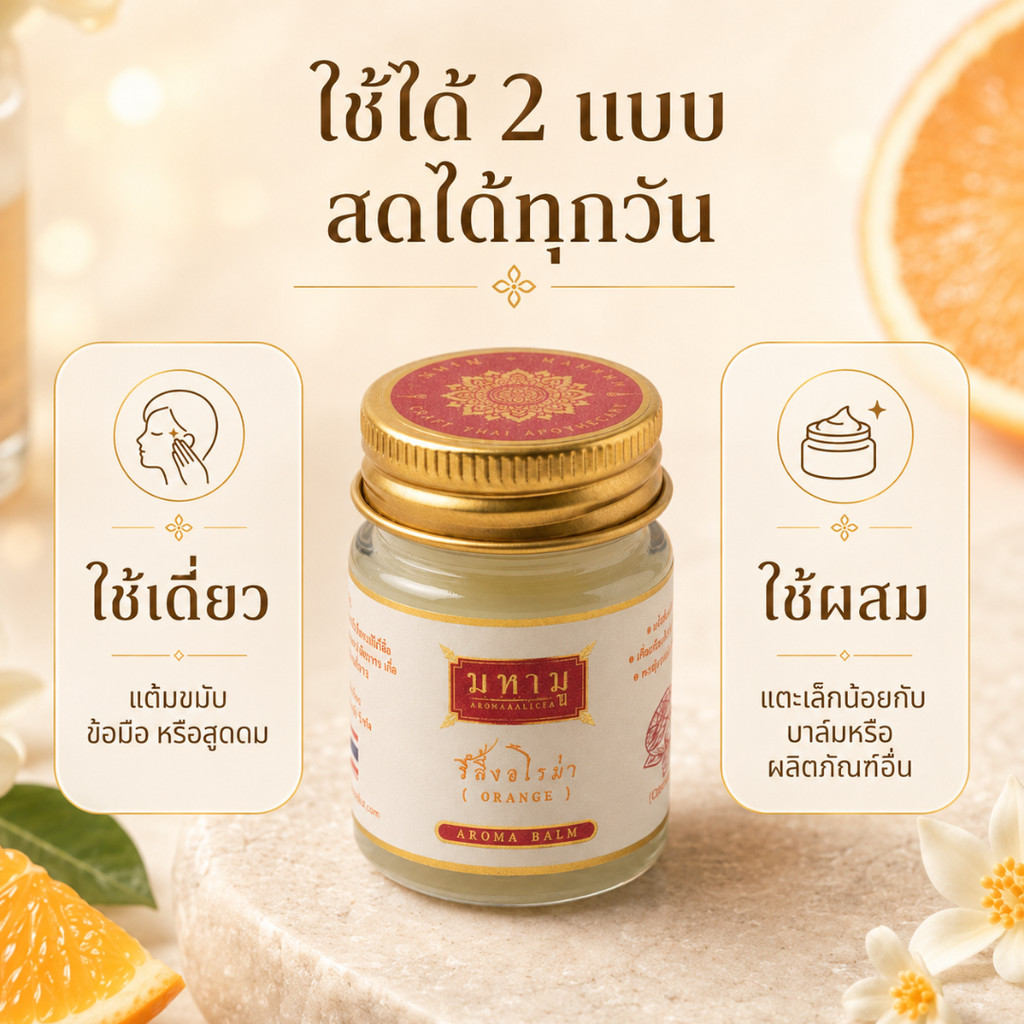 MAHAMU Orange Balm 20g - Image 6